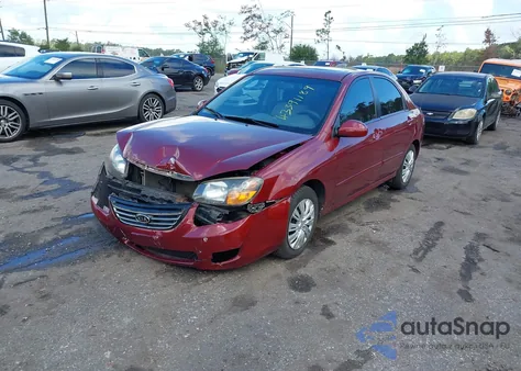 2009 Kia Spectra Ex from USA, damaged, VIN KNAFE221595648959